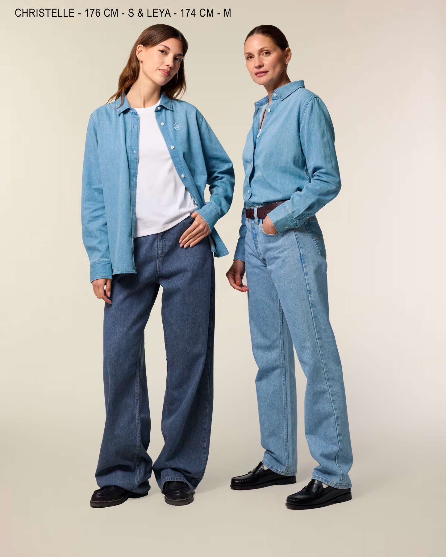 Stella Denim Shirt (Damen Jeanshemd) Hellblau