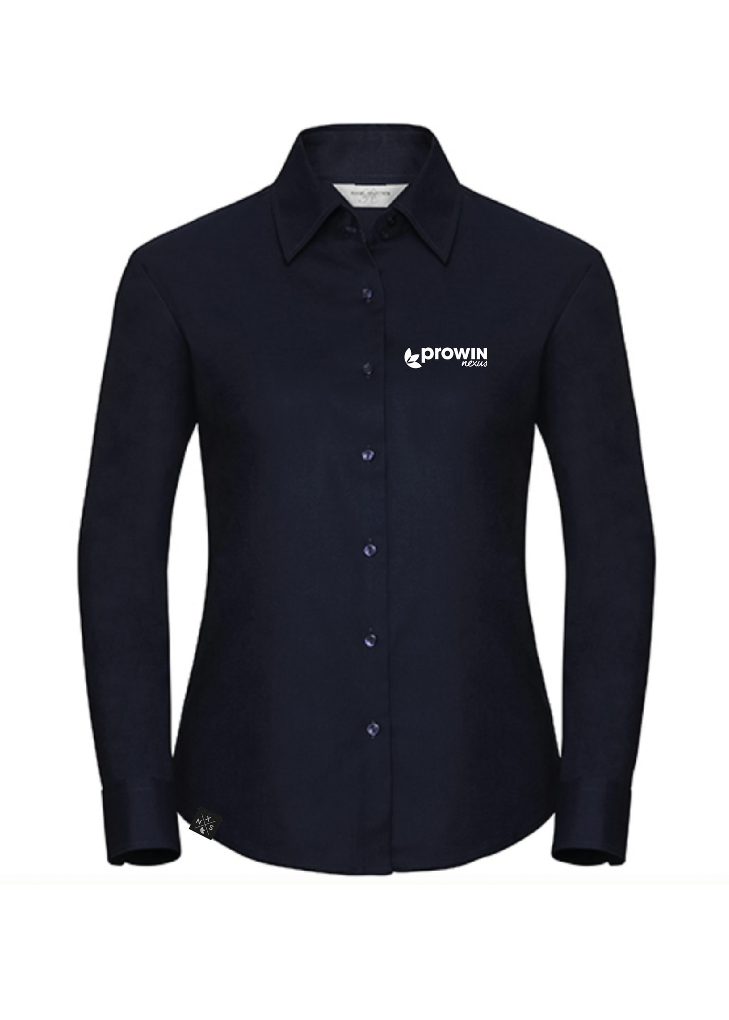 Long Sleeve Bluse (Dame) Bright Navy