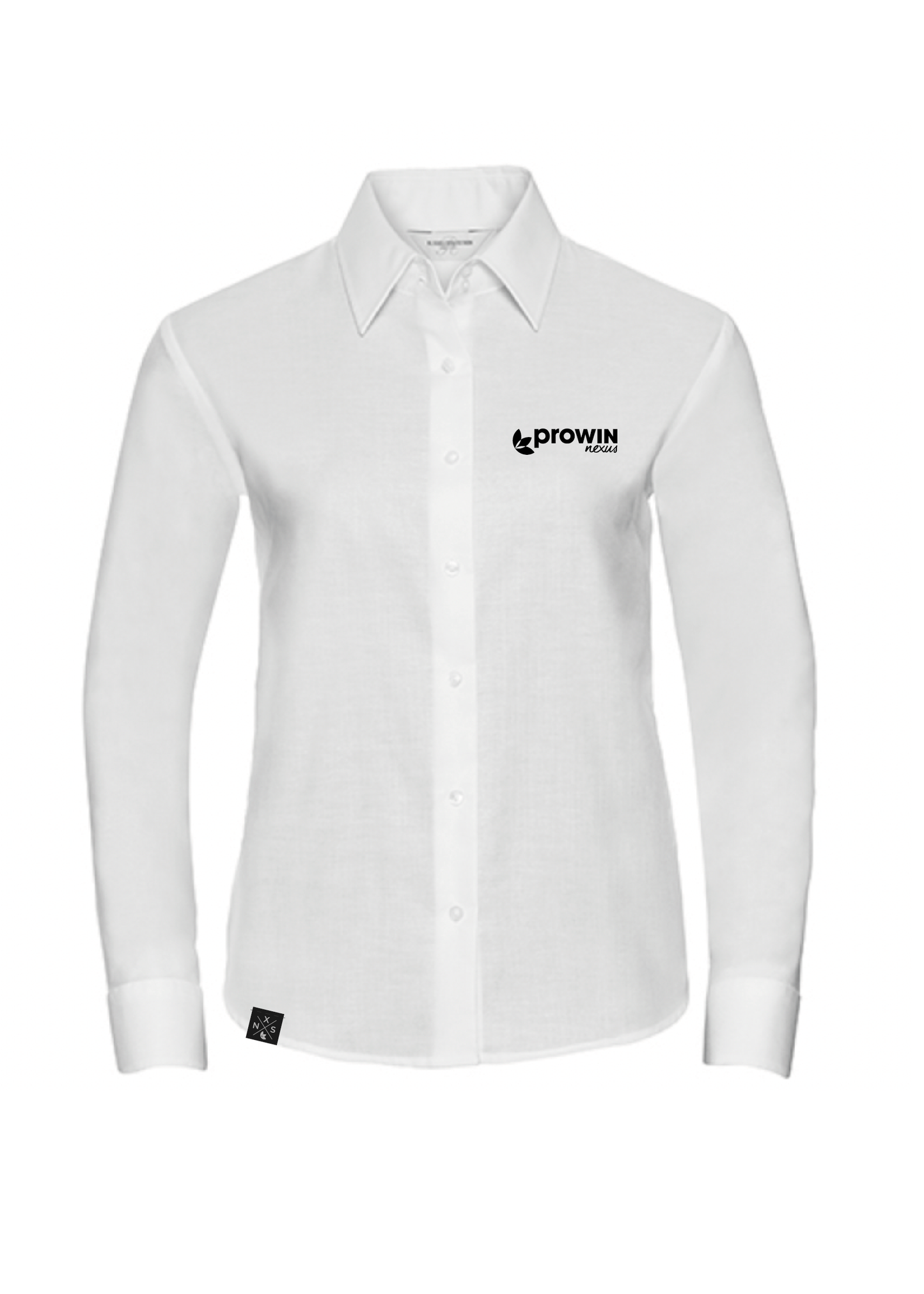 Long Sleeve Bluse (Dame) White