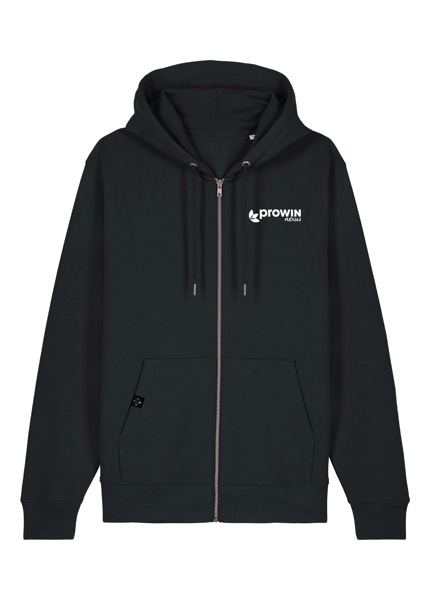 Cultivator 2.0 (Unisex Zip-Thru-Hoodie-Sweatshirt) Black