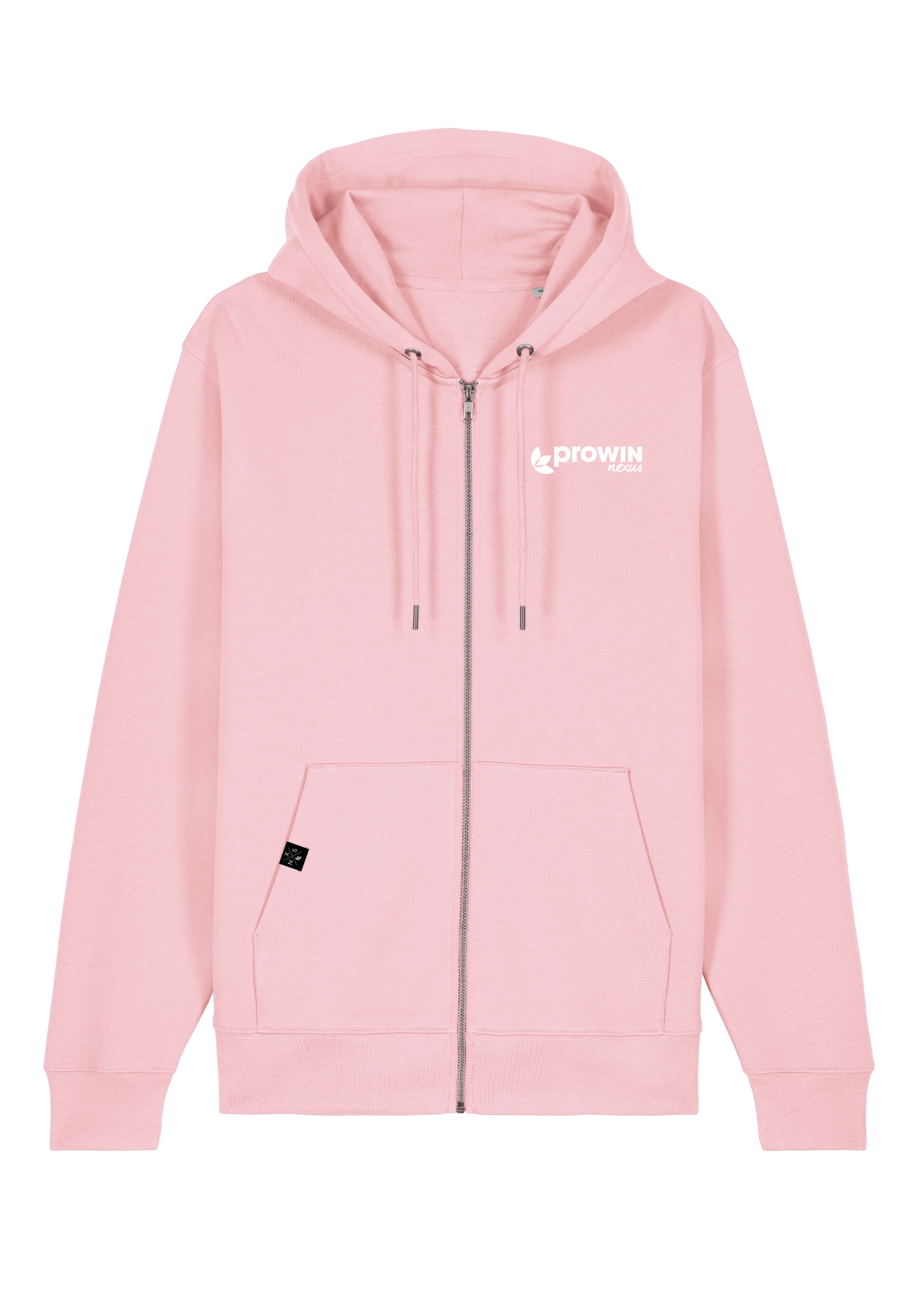 Cultivator 2.0 (Unisex Zip-Thru-Hoodie-Sweatshirt) Cotton Pink