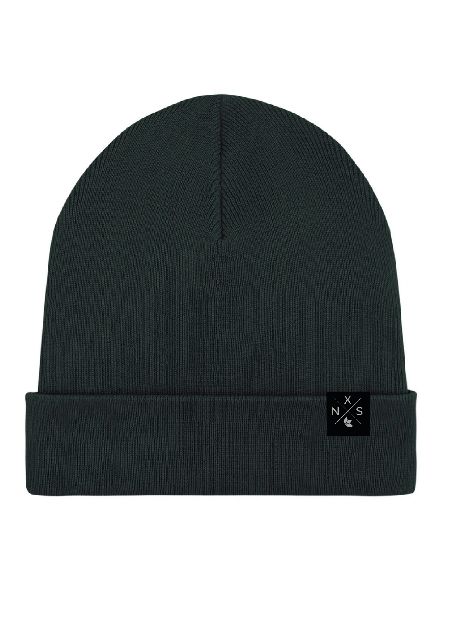 Rib Beanie Black