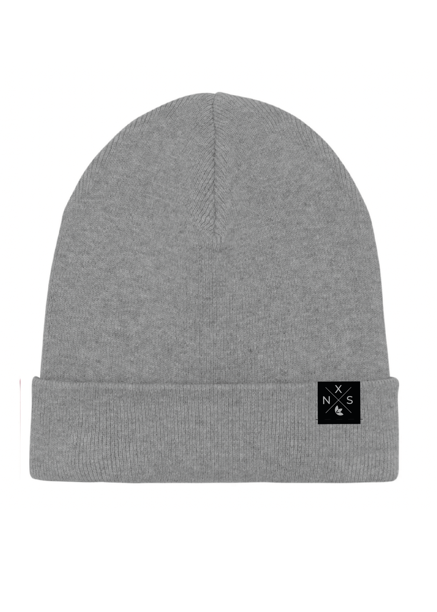 Rib Beanie Mid Heather Grey