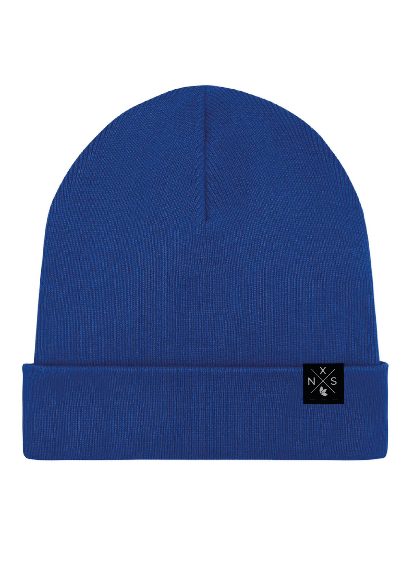 Rib Beanie Worker Blue