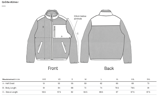 Brooker (Unisex-Sherpa-Jacke) Black