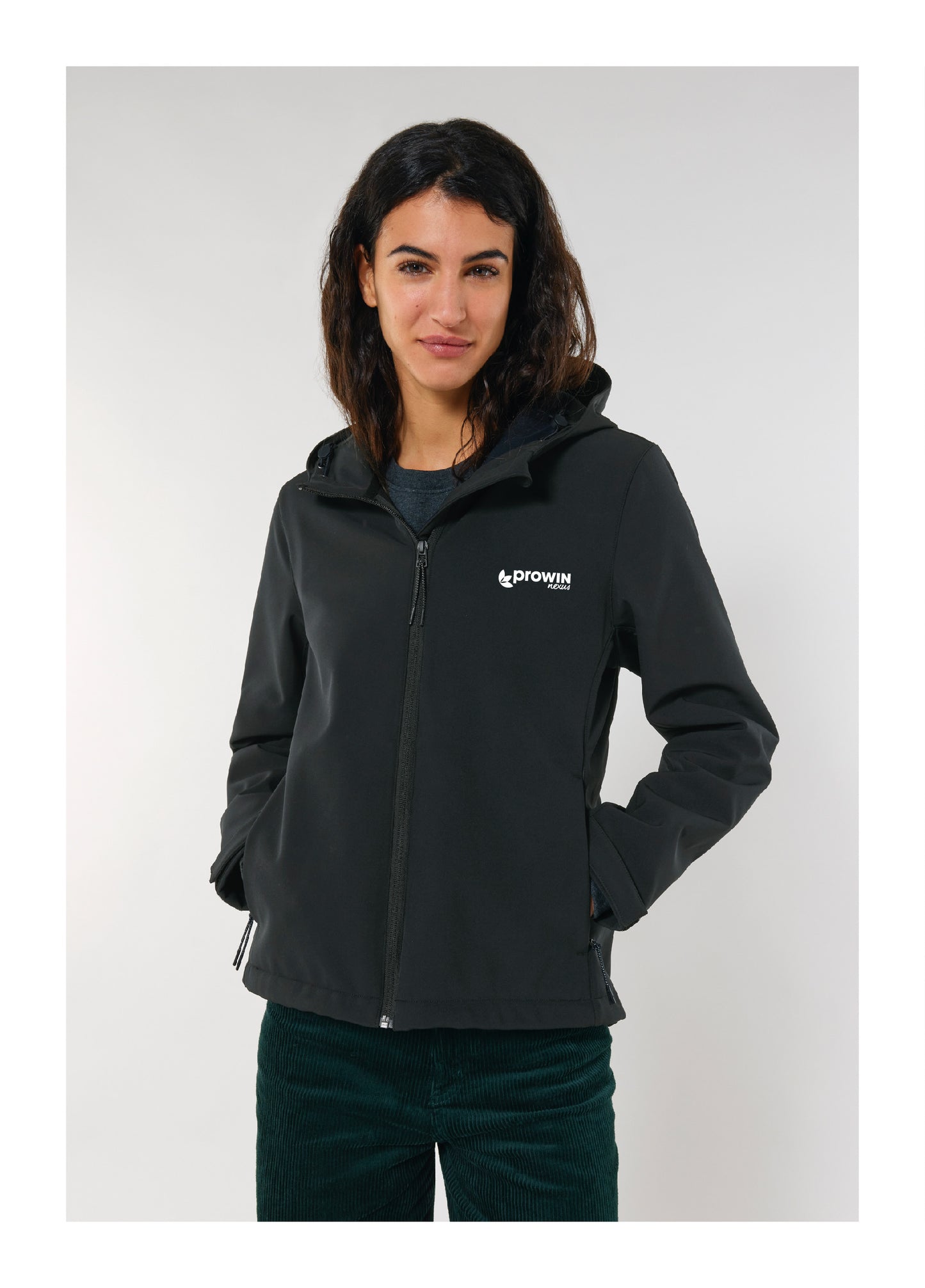 proWIN nexus Damen Softshell Jacke (mit Kapuze)