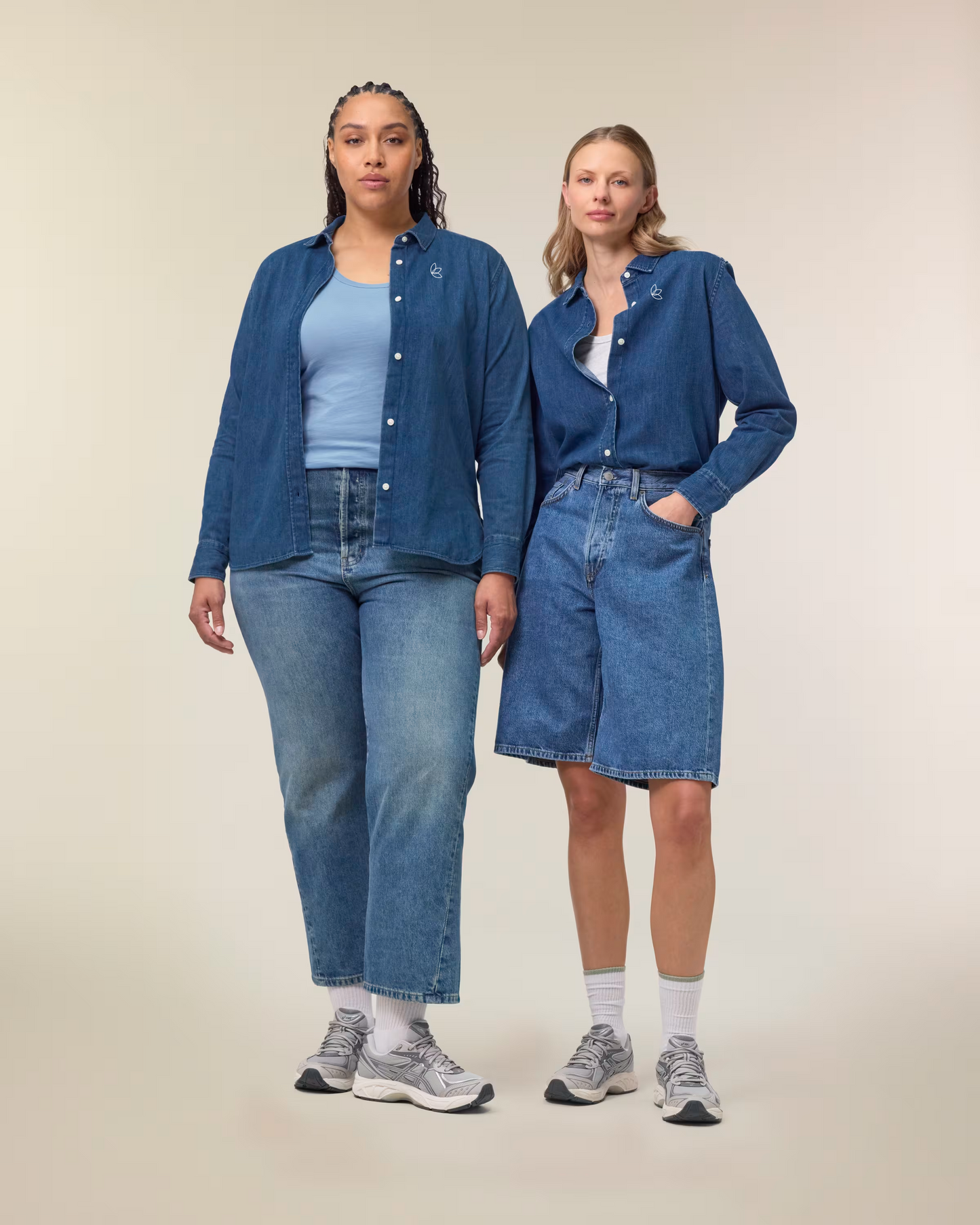 Stella Denim Shirt (Damen Jeanshemd) Dunkelblau