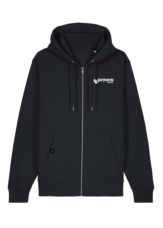 Cultivator 2.0 (Unisex Zip-Thru-Hoodie-Sweatshirt)  Black