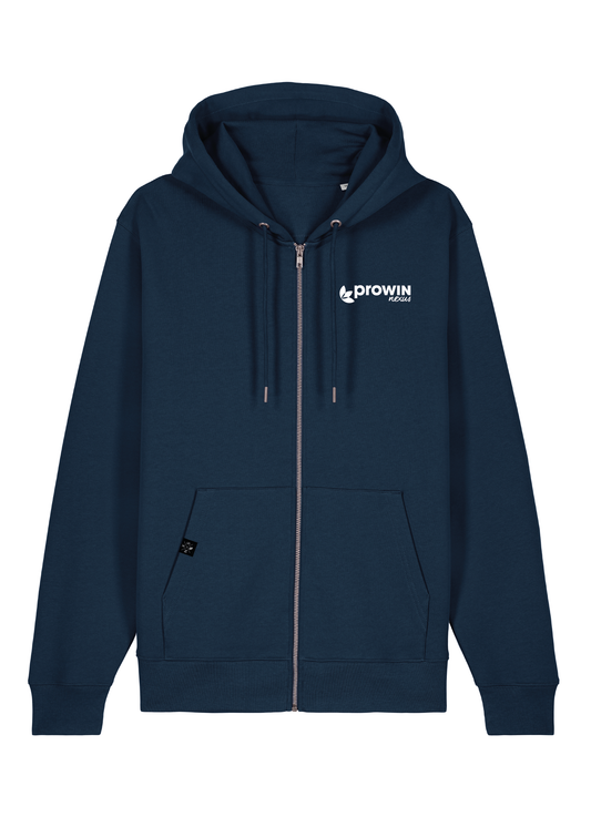Cultivator 2.0 (Unisex Zip-Thru-Hoodie-Sweatshirt)  French Navy