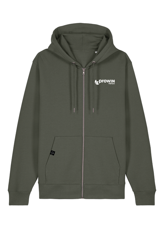 Cultivator 2.0 (Unisex Zip-Thru-Hoodie-Sweatshirt)  Khaki
