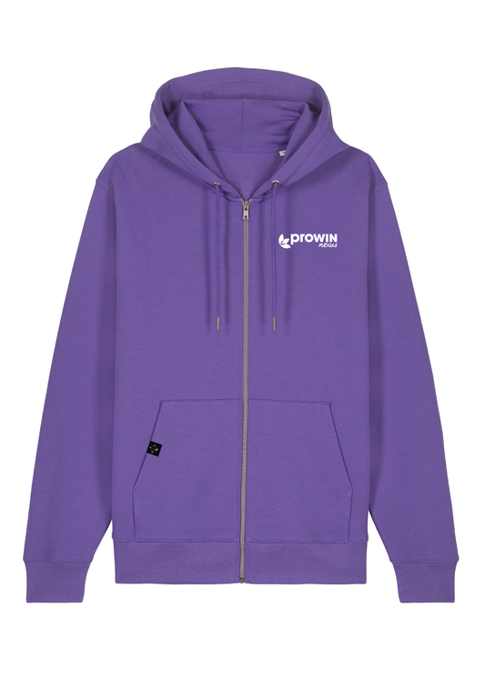 Cultivator 2.0 (Unisex Zip-Thru-Hoodie-Sweatshirt)  Purple Love