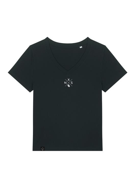 Stella Isla Lifestyle (Damen V-Neck T-Shirt) Black