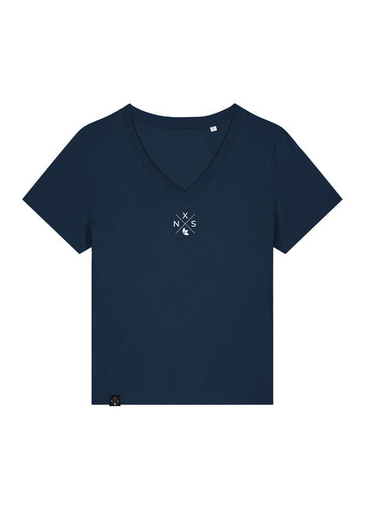 Stella Isla Lifestyle (Damen V-Neck T-Shirt) French Navy