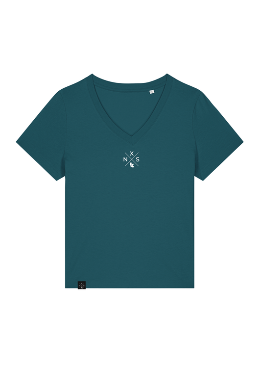 Stella Isla Lifestyle (Damen V-Neck T-Shirt) Stargazer