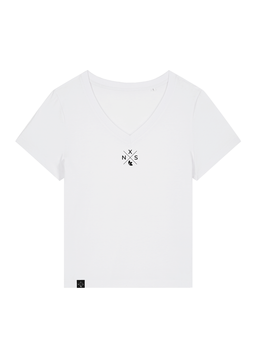 Stella Isla Lifestyle (Damen V-Neck T-Shirt) White