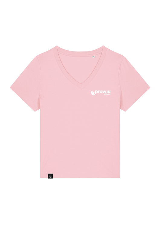 Stella Isla (Damen V-Neck T-Shirt) Cotton Pink