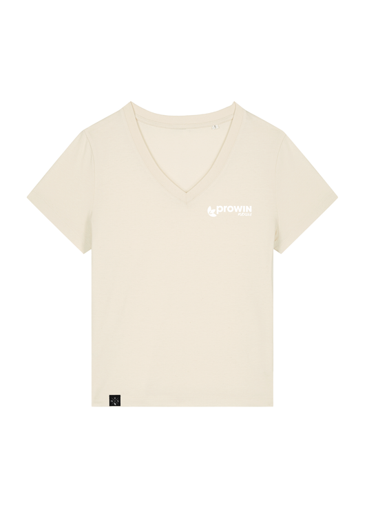 Stella Isla (Damen V-Neck T-Shirt) Natural Raw