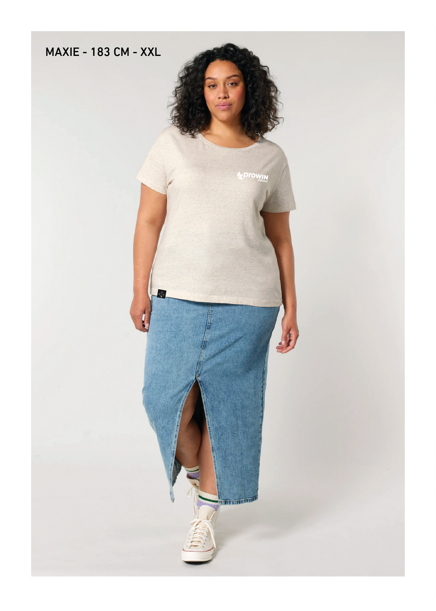 Stella Serena (Damen Scoop-Neck T-Shirt) Caribbean Blue